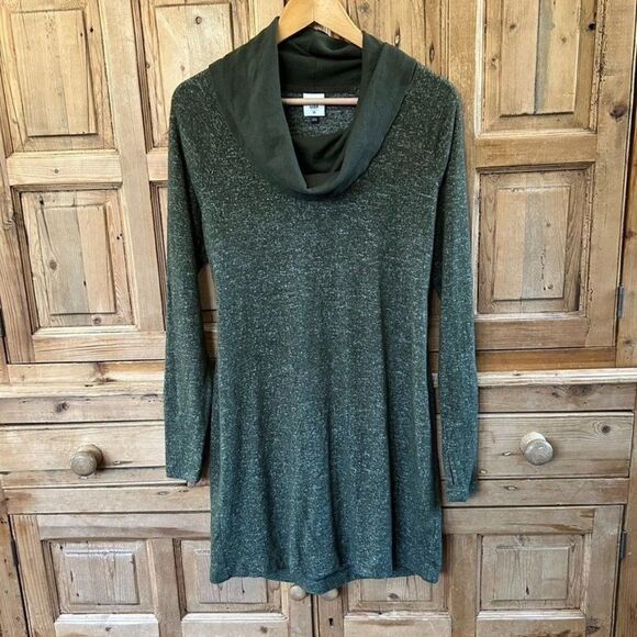 Cabi XS‎ Green Cowl Neck Sweater Green Dress Solace Long Sleeve Olive Soft - Picture 1 of 10